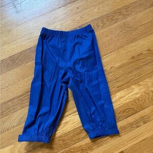 LL Bean Rain Pants Blue 2T